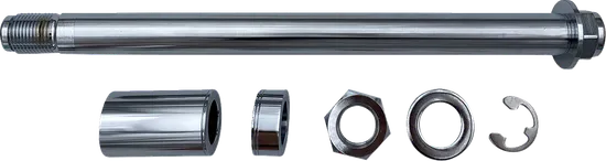 Drag Specialties Chrome Rear Wheel Axle Kit