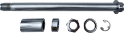 Drag Specialties Chrome Rear Wheel Axle Kit