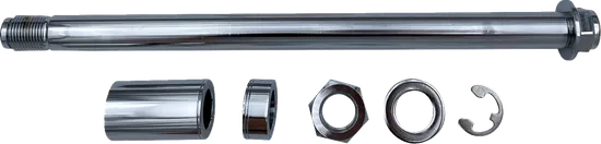 Drag Specialties Chrome Rear Wheel Axle Kit