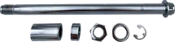 Drag Specialties Chrome Rear Wheel Axle Kit