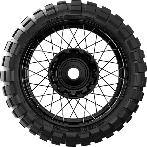 Continental Tire TKC80 2 Front Tire 120/70-19 60 R Blackwall Bias TL 2