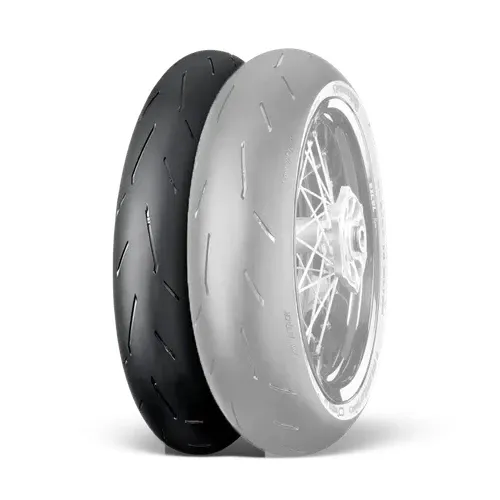 Continental Tire ContiAttack SM2 Front Tire 120/70-17 58 H Blackwall 1