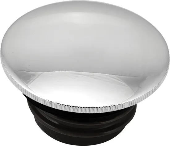 Harddrive Chrome Smooth Screw In Non Vented Gas Fuel Petrol Cap