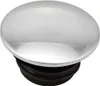 Harddrive Chrome Smooth Screw In Non Vented Gas Fuel Petrol Cap