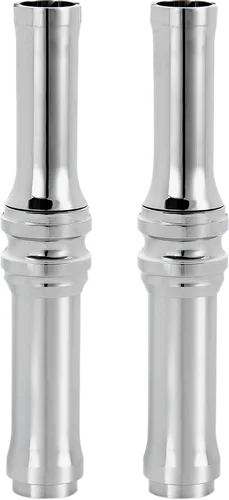 Arlen Ness 10 Gauge Lower Pushrod Tube Covers Kit Chrome