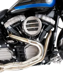 Arlen Ness 10 Gauge Lower Pushrod Tubes Covers Kit Titanium