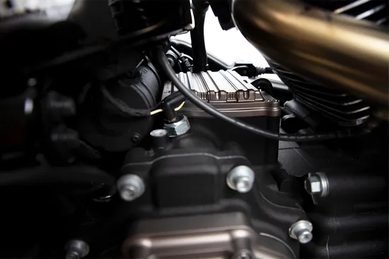 Arlen Ness 10 Gauge Top Transmission Cover Titanium