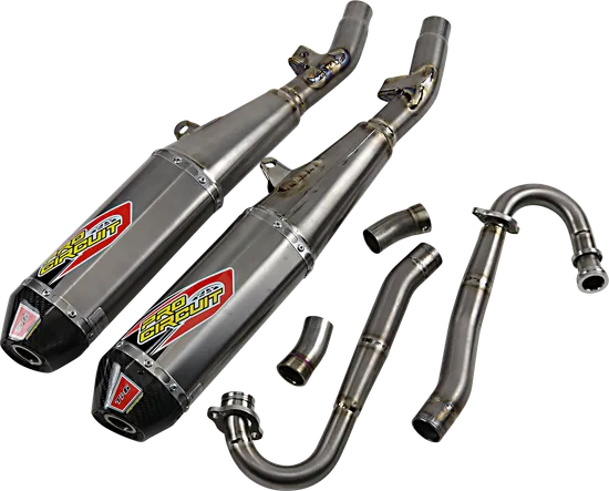 Pro Circuit SS Ti Exhaust Muffler System CF Tip w SA