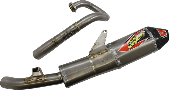 Pro Circuit SS Ti Exhaust Muffler System CF Tip w SA