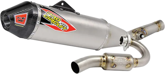 Pro Circuit Ti6 Titanium Pro Exhaust Muffler System w CF Tip