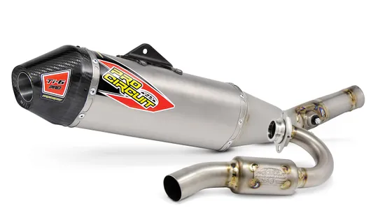 Pro Circuit Ti6 Titanium Pro Exhaust Muffler System w CF Tip