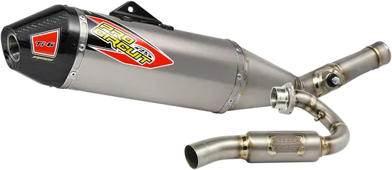 Pro Circuit SS Ti Exhaust Muffler System CF Tip w SA