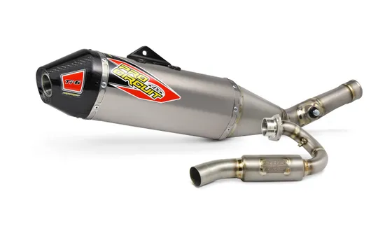 Pro Circuit SS Ti Exhaust Muffler System CF Tip w SA