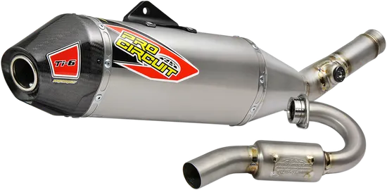 Pro Circuit SS Ti Exhaust Muffler  System CF Tip w SA
