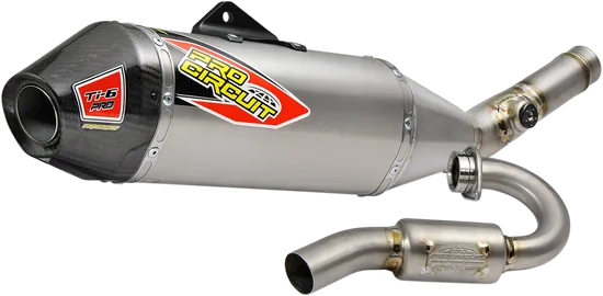 Pro Circuit Ti6 Titanium Pro Exhaust Muffler System w CF Tip