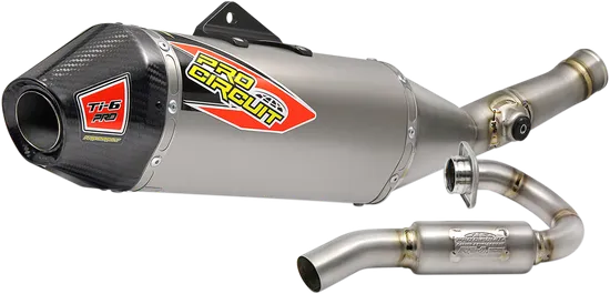 Pro Circuit Ti6 Titanium Pro Exhaust Muffler System w CF Tip