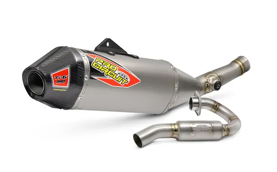 Pro Circuit Ti6 Titanium Pro Exhaust Muffler System w CF Tip