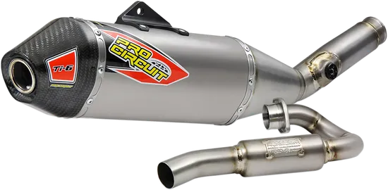 Pro Circuit SS Ti Exhaust Muffler System CF Tip w SA