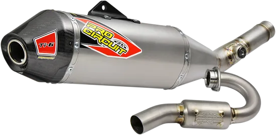 Pro Circuit SS Ti Exhaust Muffler System CF Tip w SA