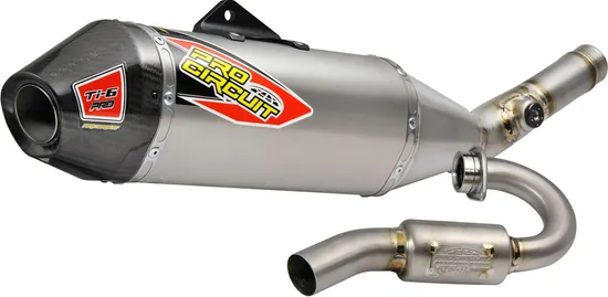 Pro Circuit Ti6 Titanium Pro Exhaust Muffler System w CF Tip