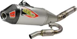 Pro Circuit SS Ti Exhaust Muffler System CF Tip w SA