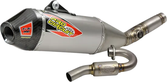 Pro Circuit Ti6 Titanium Pro Exhaust Muffler System w CF Tip