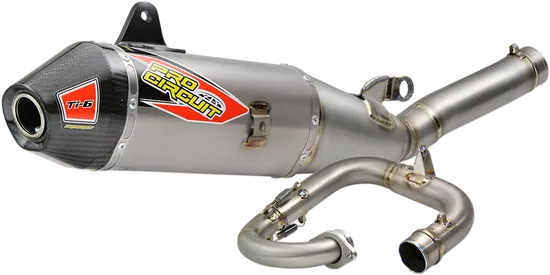 Pro Circuit SS Ti Exhaust Muffler System CF Tip w SA