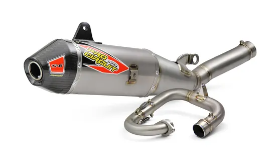Pro Circuit SS Ti Exhaust Muffler  System CF Tip w SA 2