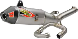 Pro Circuit SS Ti Exhaust Muffler  System CF Tip w SA