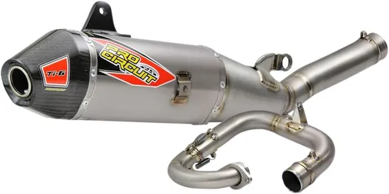 Pro Circuit SS Ti Exhaust Muffler System CF Tip w SA