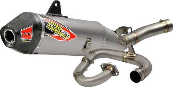 Pro Circuit SS Ti Exhaust Muffler System CF Tip w SA