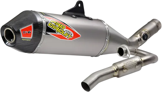Pro Circuit SS Ti Exhaust Muffler System CF Tip w SA