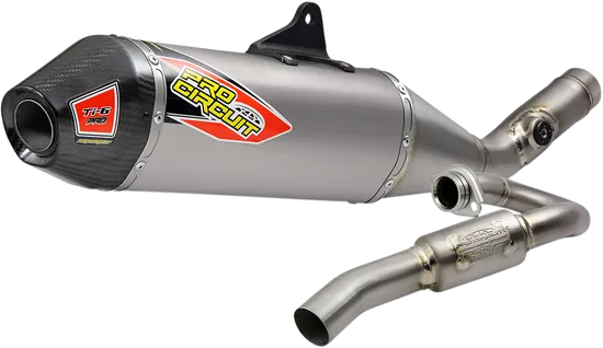 Pro Circuit Ti6 Titanium Pro Exhaust Muffler System w CF Tip