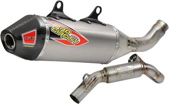 Pro Circuit SS Ti Exhaust Muffler  System CF Tip w SA