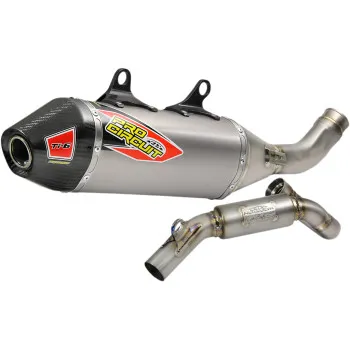 Pro Circuit SS Ti Exhaust Muffler  System CF Tip w SA