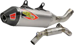 Pro Circuit SS Ti Exhaust Muffler  System CF Tip w SA