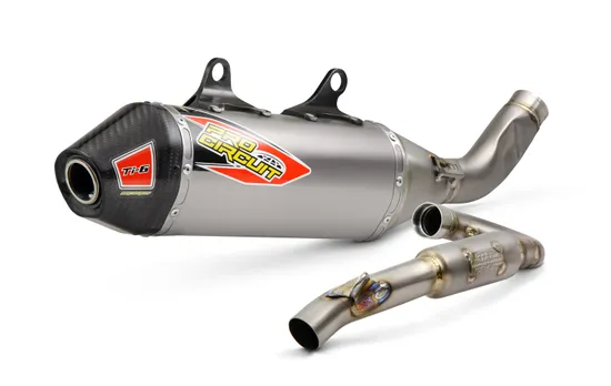Pro Circuit SS Ti Exhaust Muffler System CF Tip w SA