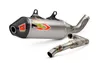 Pro Circuit SS Ti Exhaust Muffler System CF Tip w SA