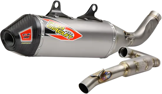 Pro Circuit Ti6 Titanium Pro Exhaust Muffler System w CF Tip
