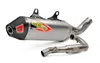 Pro Circuit SS Ti Exhaust Muffler System CF Tip w SA