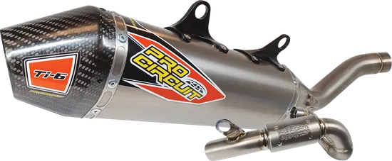 Pro Circuit SS Ti Exhaust Muffler System CF Tip w SA