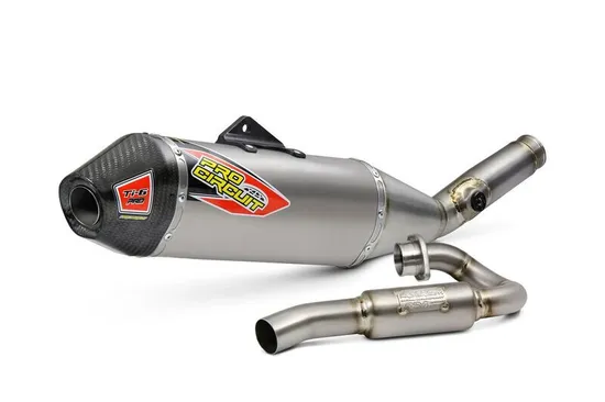 Pro Circuit Ti6 Titanium Pro Exhaust Muffler System w CF Tip