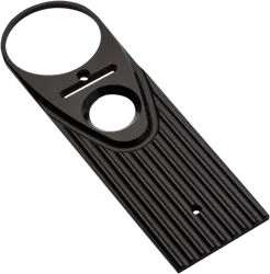 Full Length King Dash Cover Finned Black