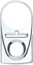 Tear Drop Upper Dash Cover Smooth Chrome