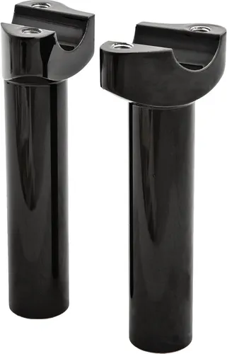 Harddrive Black Forged Straight 1 Handlebar Risers 5.5 Rise