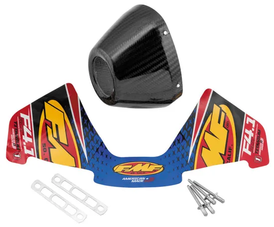 FMF Replacement End Cap Kit CF for Factory 4.1 Exhaust