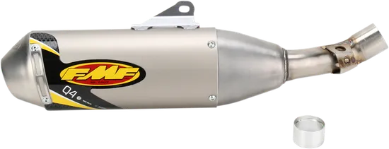 FMF Q4 SS Slip On Exhaust Muffler Pipe w/ Spark Arrestor For CRF150