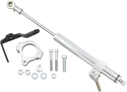 DS Satin Chrome Steering Damper Stabilzer Dampener Kit