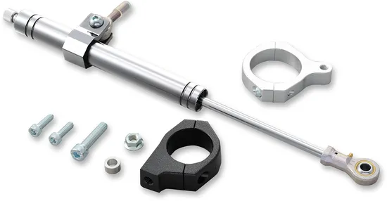 DS Satin Chrome Steering Damper Stabilzer Dampener Kit