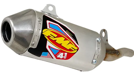 FMF 4.1 Mini Slip On Al SS Muffler Exhaust Pipe SS End Cap For CRF110F